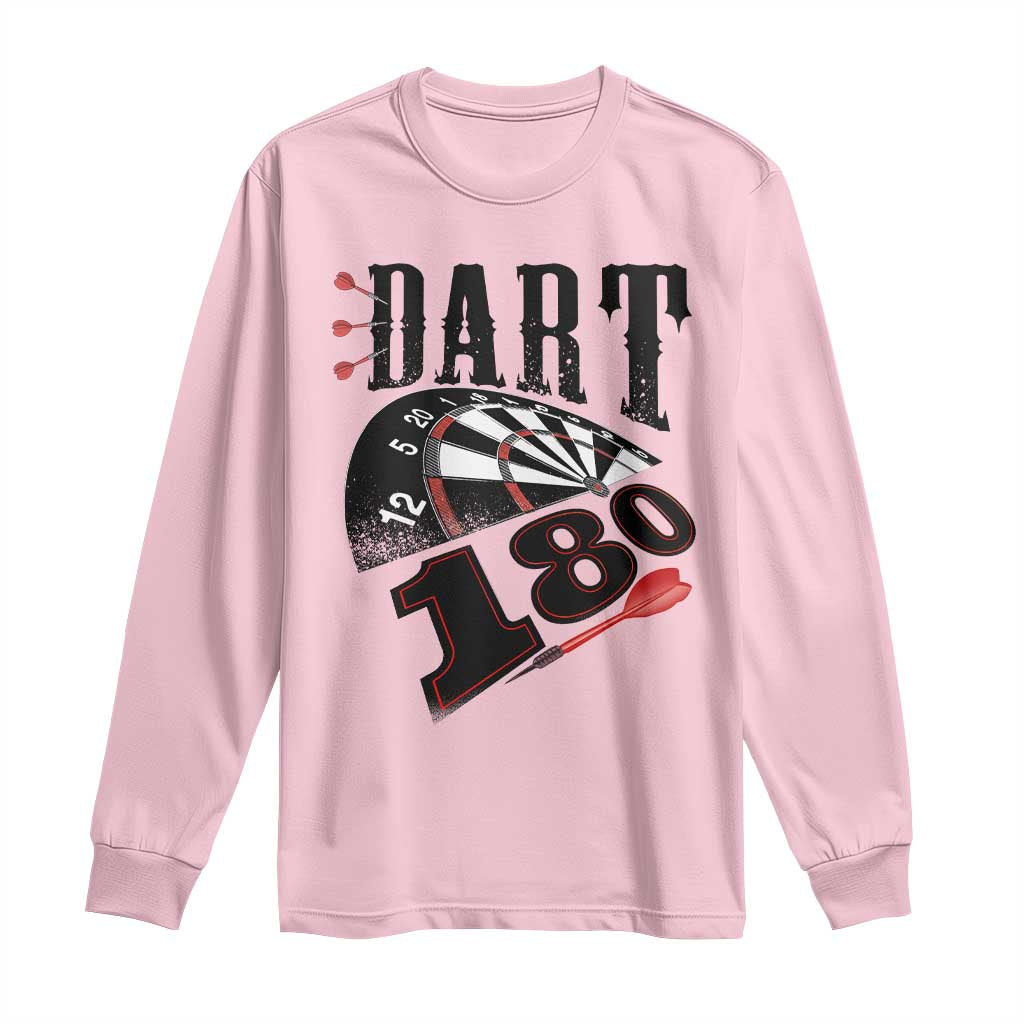 Max Score 180 Darts Lover Long Sleeve Shirt Darts Team Party Gift - Wonder Print Shop