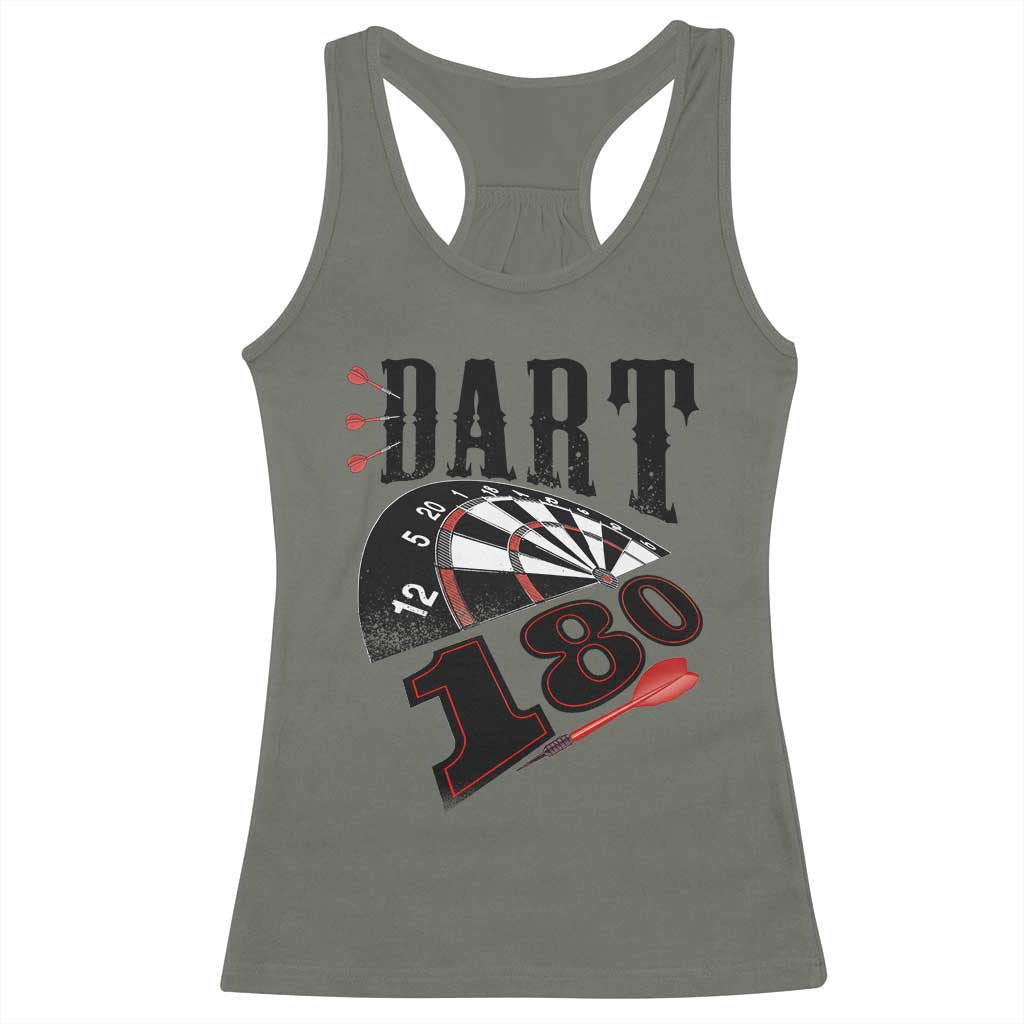 Max Score 180 Darts Lover Racerback Tank Top Darts Team Party Gift - Wonder Print Shop
