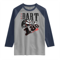 Max Score 180 Darts Lover Raglan Shirt Darts Team Party Gift - Wonder Print Shop