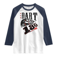 Max Score 180 Darts Lover Raglan Shirt Darts Team Party Gift - Wonder Print Shop