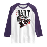 Max Score 180 Darts Lover Raglan Shirt Darts Team Party Gift - Wonder Print Shop