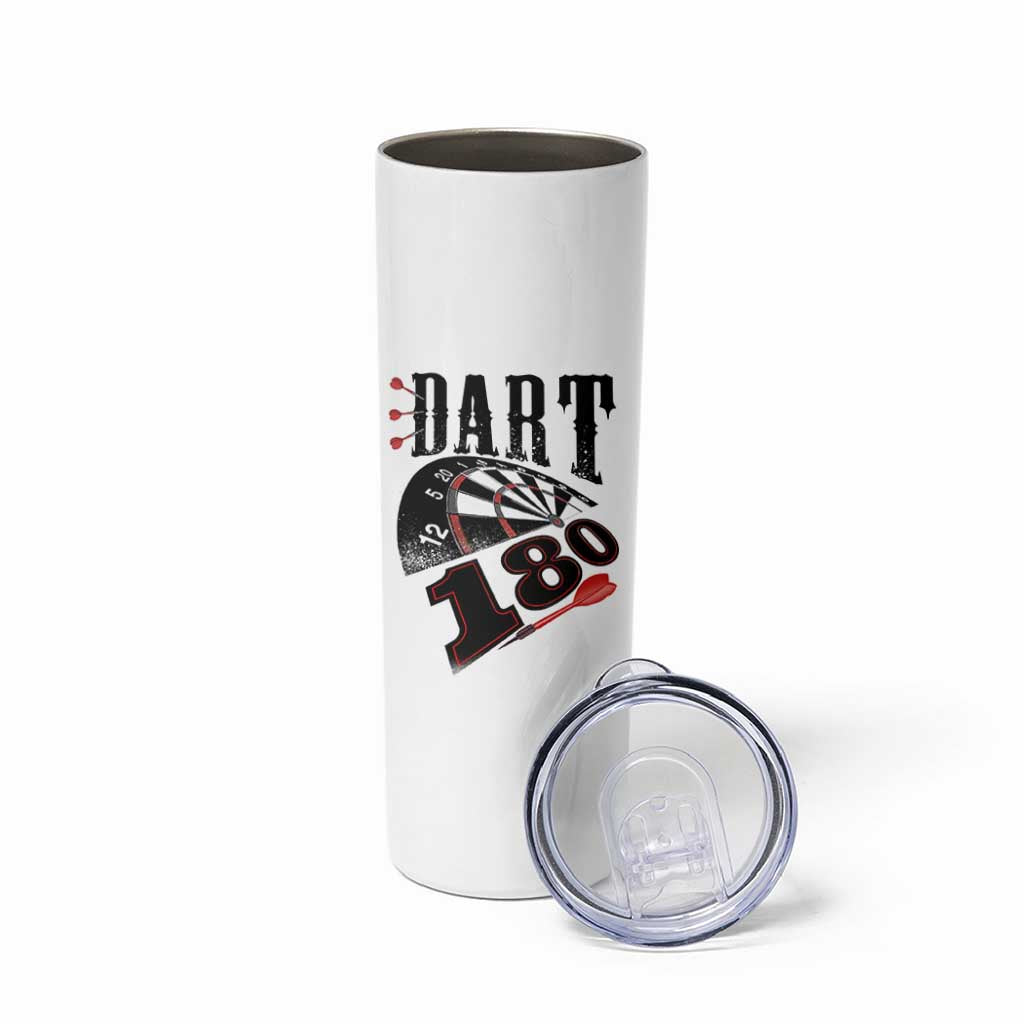 Max Score 180 Darts Lover Skinny Tumbler Darts Team Party Gift - Wonder Print Shop