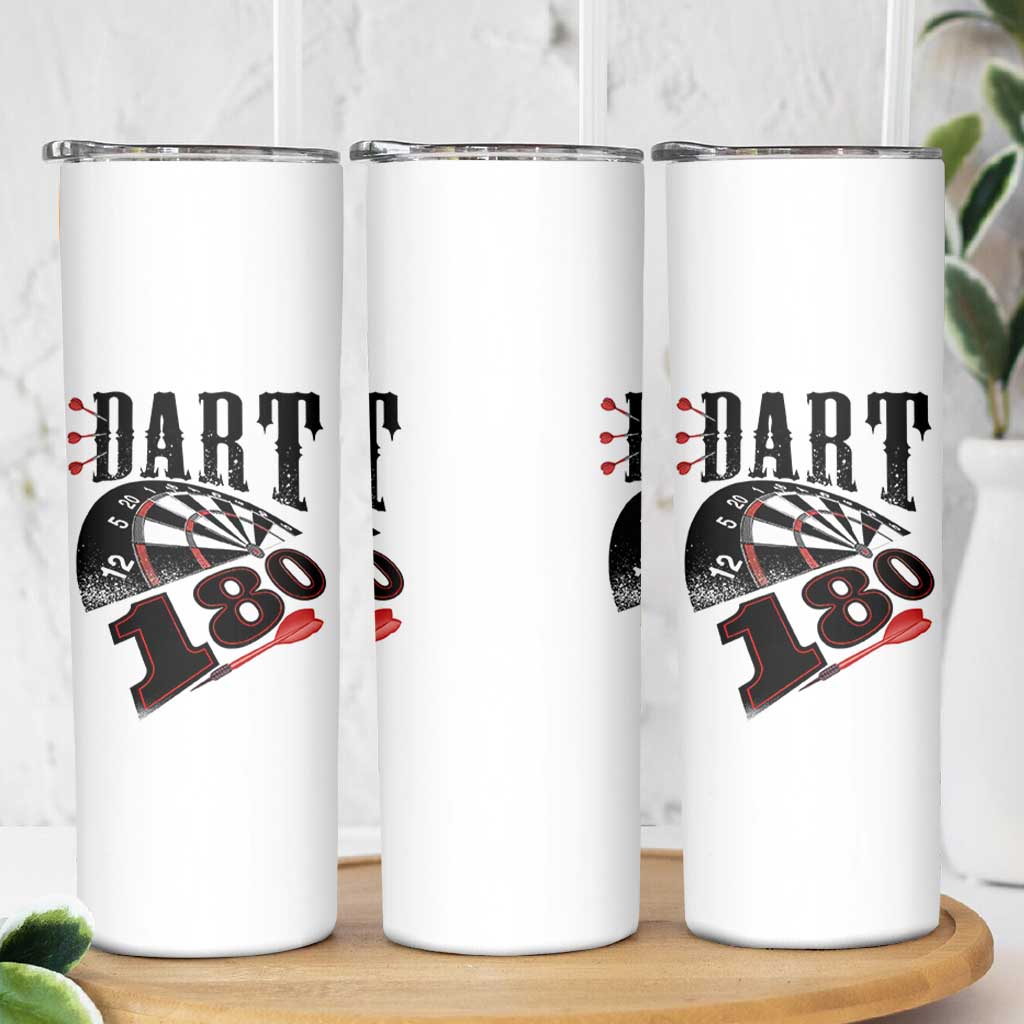 Max Score 180 Darts Lover Skinny Tumbler Darts Team Party Gift - Wonder Print Shop