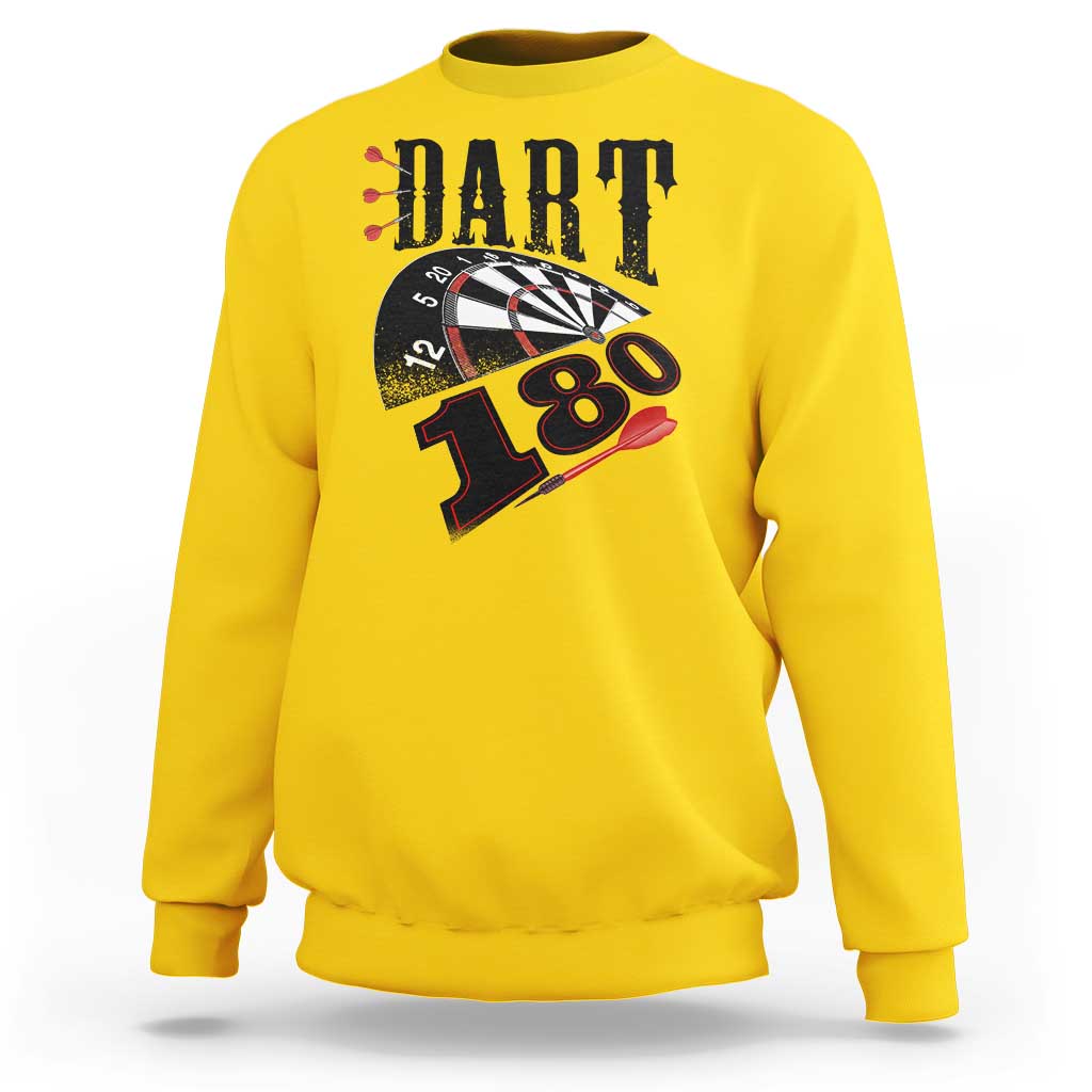 Max Score 180 Darts Lover Sweatshirt Darts Team Party Gift - Wonder Print Shop