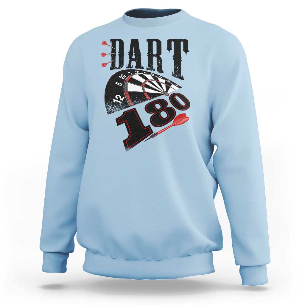Max Score 180 Darts Lover Sweatshirt Darts Team Party Gift - Wonder Print Shop