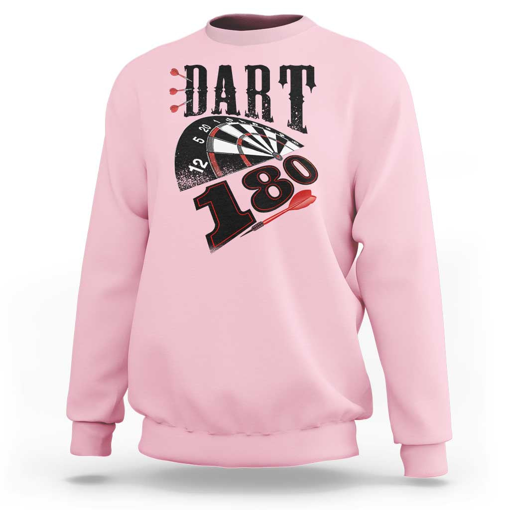 Max Score 180 Darts Lover Sweatshirt Darts Team Party Gift - Wonder Print Shop