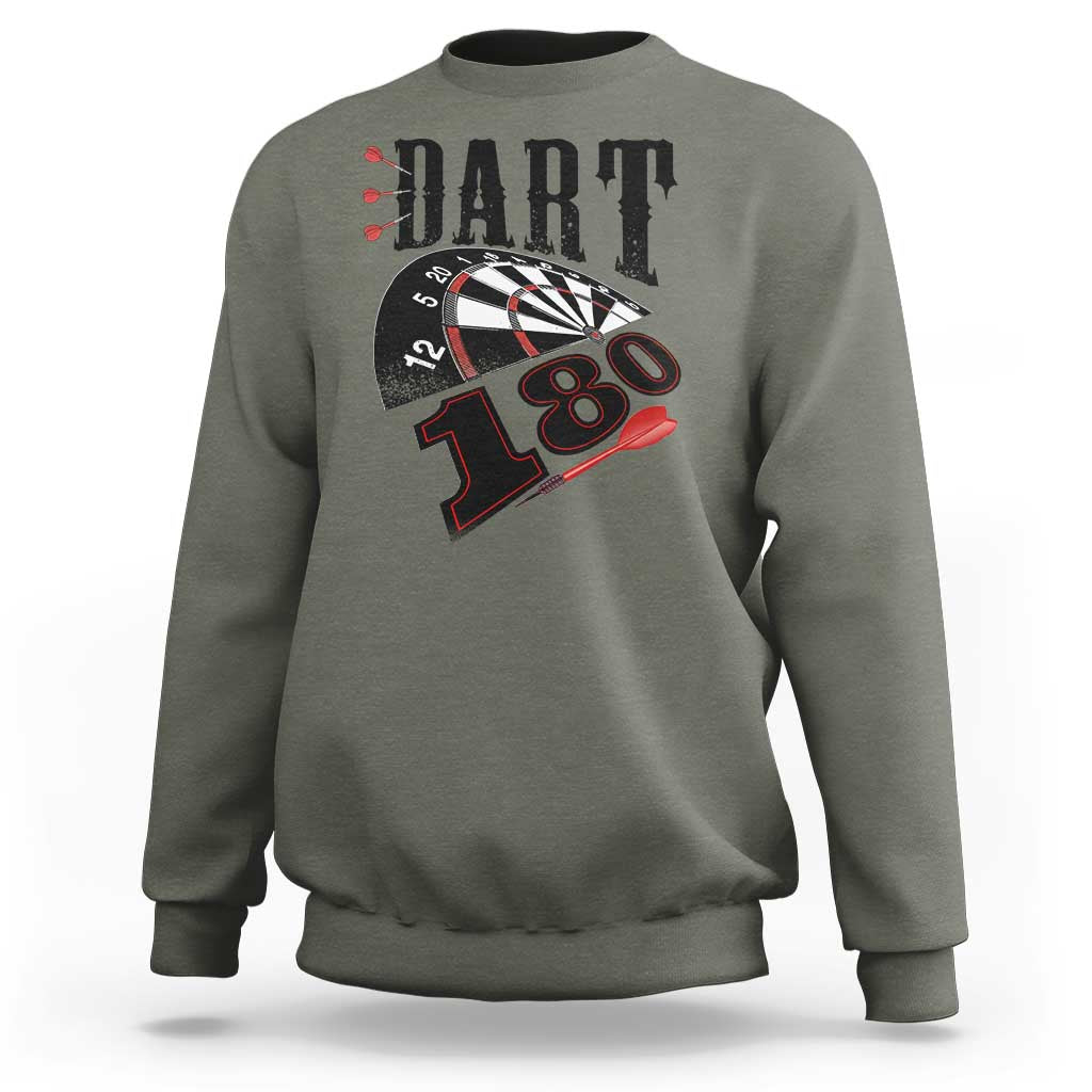 Max Score 180 Darts Lover Sweatshirt Darts Team Party Gift - Wonder Print Shop