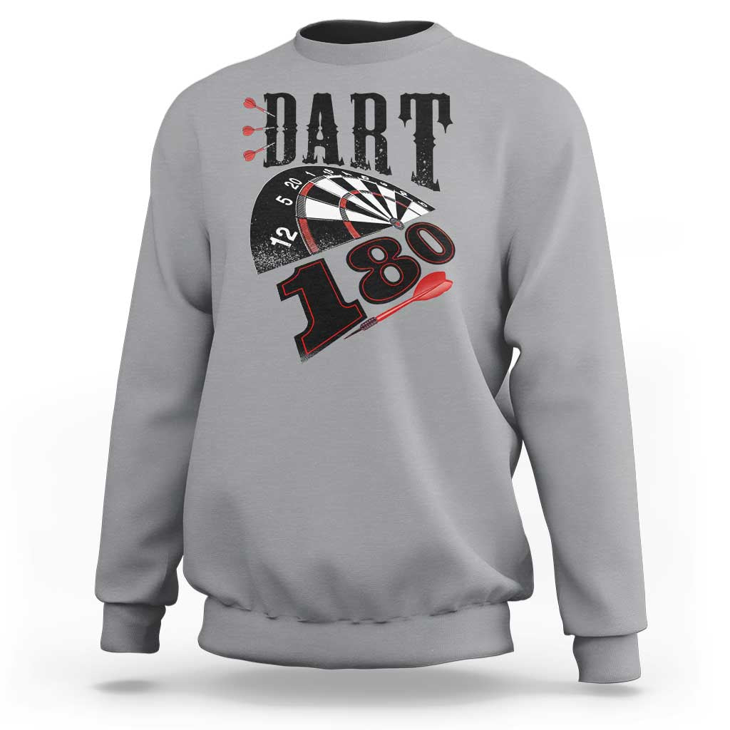 Max Score 180 Darts Lover Sweatshirt Darts Team Party Gift - Wonder Print Shop