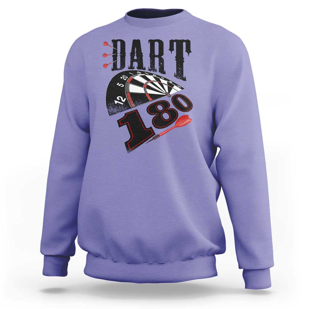 Max Score 180 Darts Lover Sweatshirt Darts Team Party Gift - Wonder Print Shop