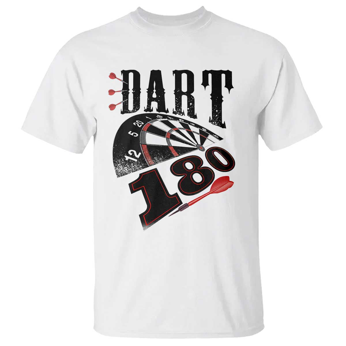 Max Score 180 Darts Lover T Shirt Darts Team Party Gift - Wonder Print Shop
