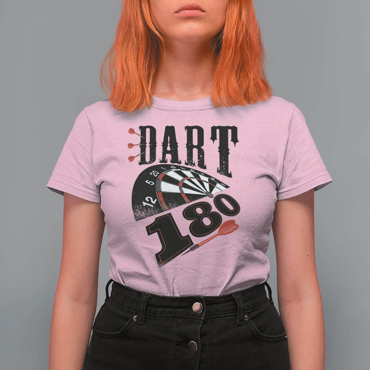 Max Score 180 Darts Lover T Shirt For Women Darts Team Party Gift - Wonder Print Shop
