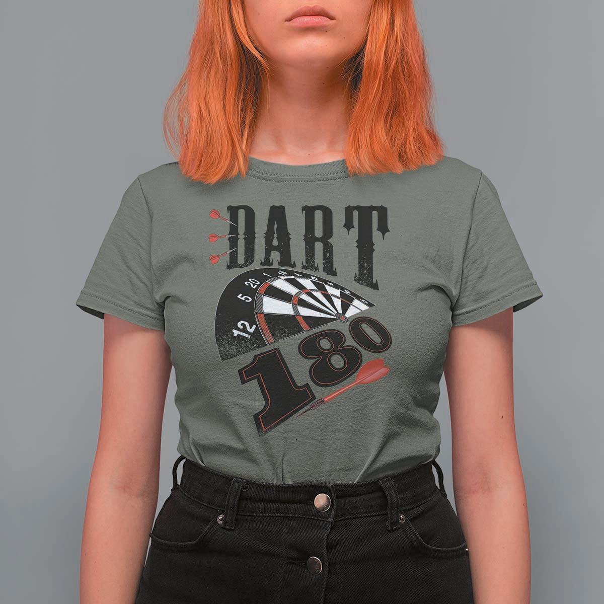 Max Score 180 Darts Lover T Shirt For Women Darts Team Party Gift - Wonder Print Shop