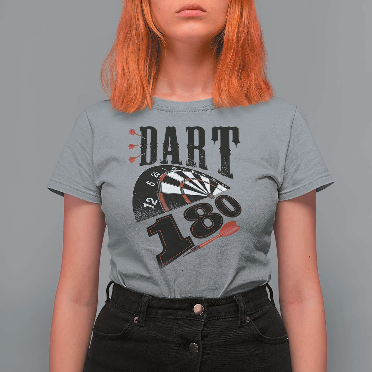 Max Score 180 Darts Lover T Shirt For Women Darts Team Party Gift - Wonder Print Shop