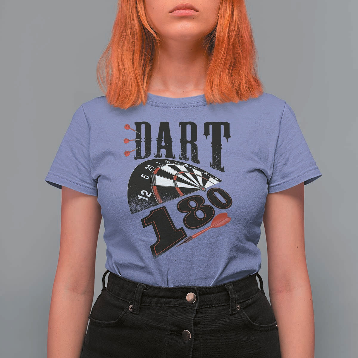 Max Score 180 Darts Lover T Shirt For Women Darts Team Party Gift - Wonder Print Shop