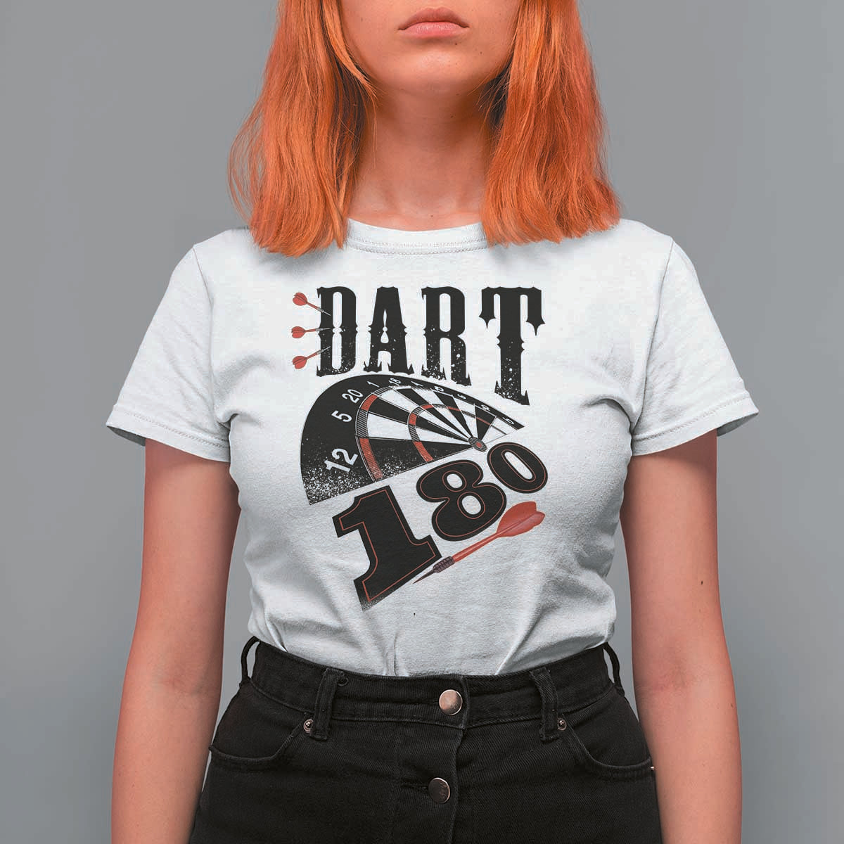 Max Score 180 Darts Lover T Shirt For Women Darts Team Party Gift - Wonder Print Shop