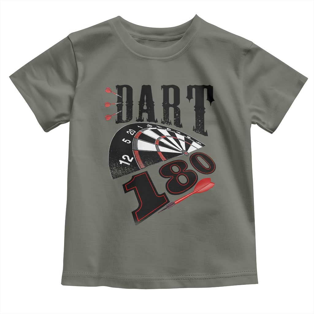 Max Score 180 Darts Lover Toddler T Shirt Darts Team Party Gift - Wonder Print Shop