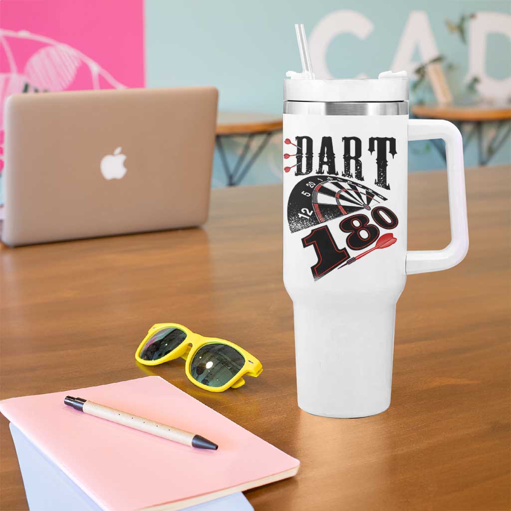 Max Score 180 Darts Lover Tumbler With Handle Darts Team Party Gift - Wonder Print Shop