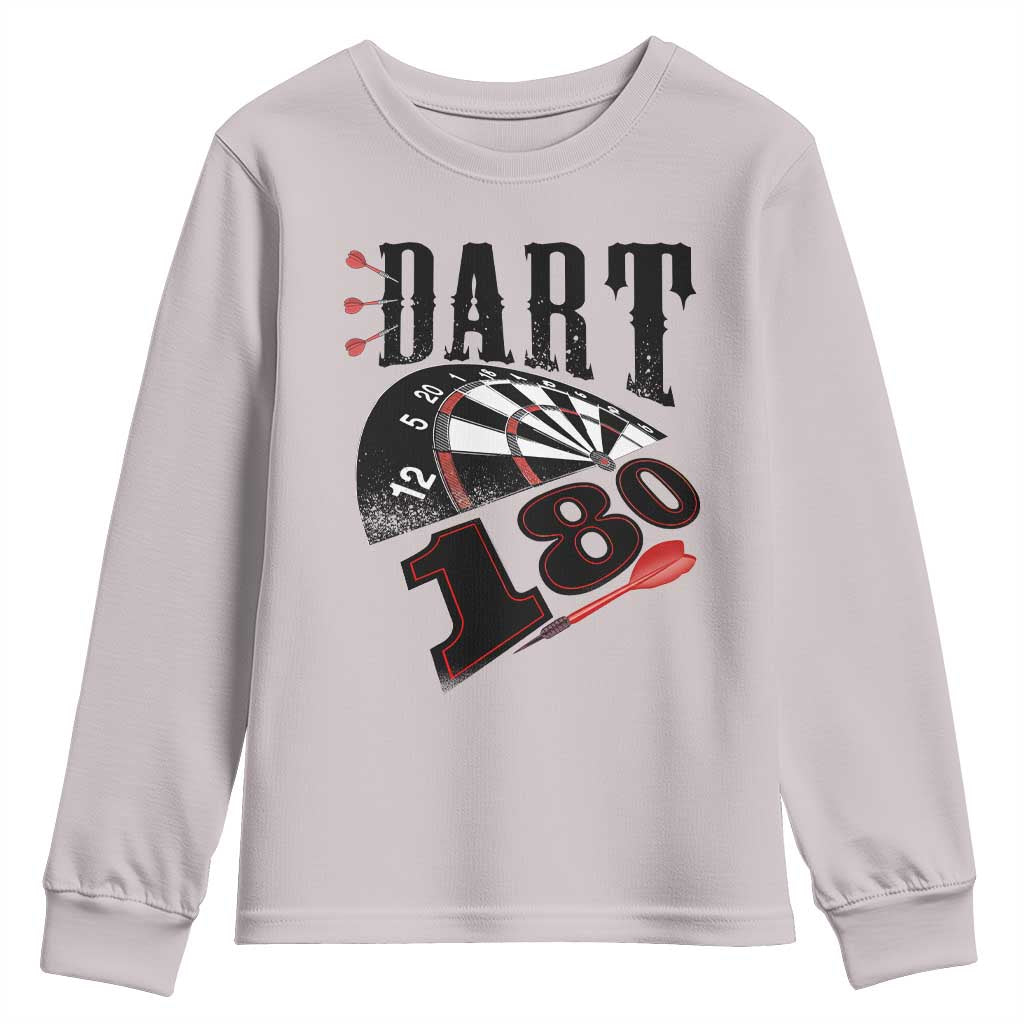 Max Score 180 Darts Lover Youth Sweatshirt Darts Team Party Gift - Wonder Print Shop