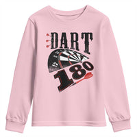 Max Score 180 Darts Lover Youth Sweatshirt Darts Team Party Gift - Wonder Print Shop
