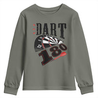 Max Score 180 Darts Lover Youth Sweatshirt Darts Team Party Gift - Wonder Print Shop
