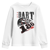 Max Score 180 Darts Lover Youth Sweatshirt Darts Team Party Gift - Wonder Print Shop