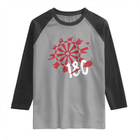 Triple 20 Master Dartist Raglan Shirt Funny Pub Games Drinking Gift - Wonder Print Shop