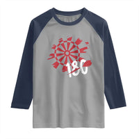 Triple 20 Master Dartist Raglan Shirt Funny Pub Games Drinking Gift - Wonder Print Shop