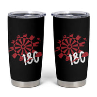 Triple 20 Master Dartist Tumbler Cup Funny Pub Games Drinking Gift - Wonder Print Shop