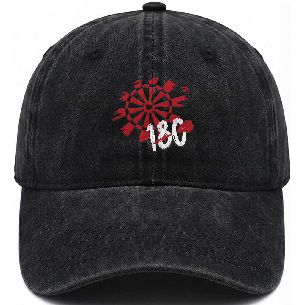 Triple 20 Master Dartist Washed Cotton Baseball Cap Funny Pub Games Drinking Gift