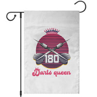 Darts Queen 180 Max Score Garden Flag Funny Bullseye Shooter Gift - Wonder Print Shop