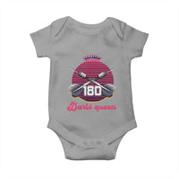 Darts Queen 180 Max Score Baby Onesie Funny Bullseye Shooter Gift - Wonder Print Shop