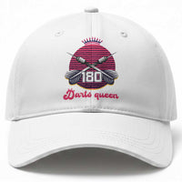 Darts Queen 180 Max Score Baseball Cap Funny Bullseye Shooter Gift