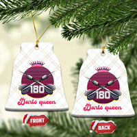Darts Queen 180 Max Score Ceramic Ornament Funny Bullseye Shooter Gift - Wonder Print Shop