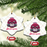 Darts Queen 180 Max Score Ceramic Ornament Funny Bullseye Shooter Gift - Wonder Print Shop