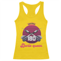 Darts Queen 180 Max Score Racerback Tank Top Funny Bullseye Shooter Gift - Wonder Print Shop