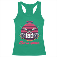 Darts Queen 180 Max Score Racerback Tank Top Funny Bullseye Shooter Gift - Wonder Print Shop