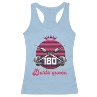 Darts Queen 180 Max Score Racerback Tank Top Funny Bullseye Shooter Gift - Wonder Print Shop