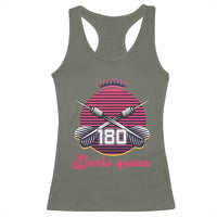 Darts Queen 180 Max Score Racerback Tank Top Funny Bullseye Shooter Gift - Wonder Print Shop