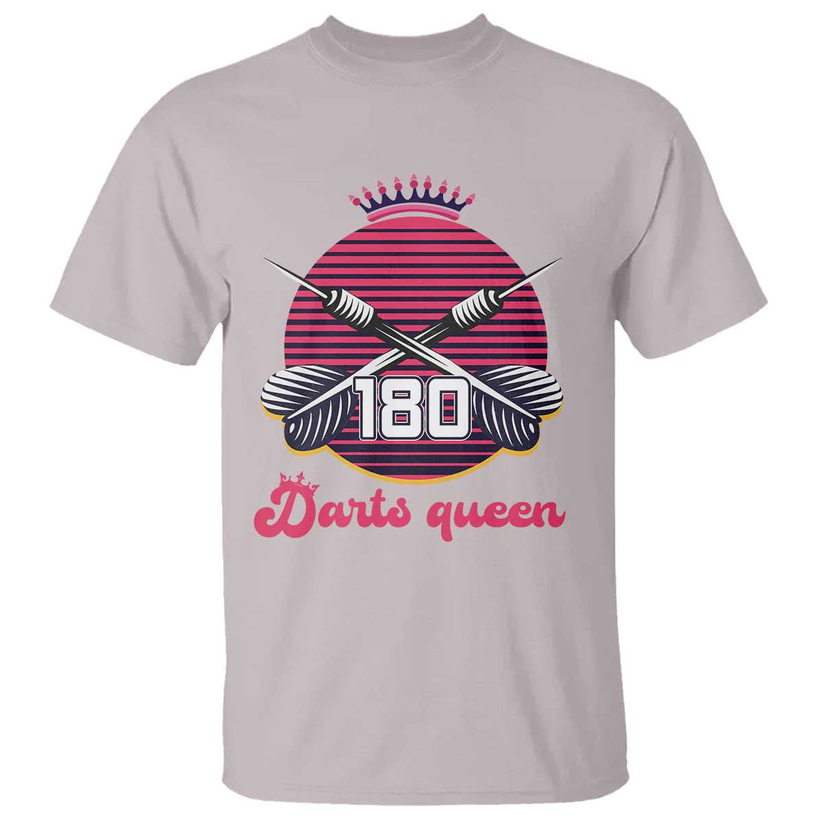 Darts Queen 180 Max Score T Shirt Funny Bullseye Shooter Gift - Wonder Print Shop