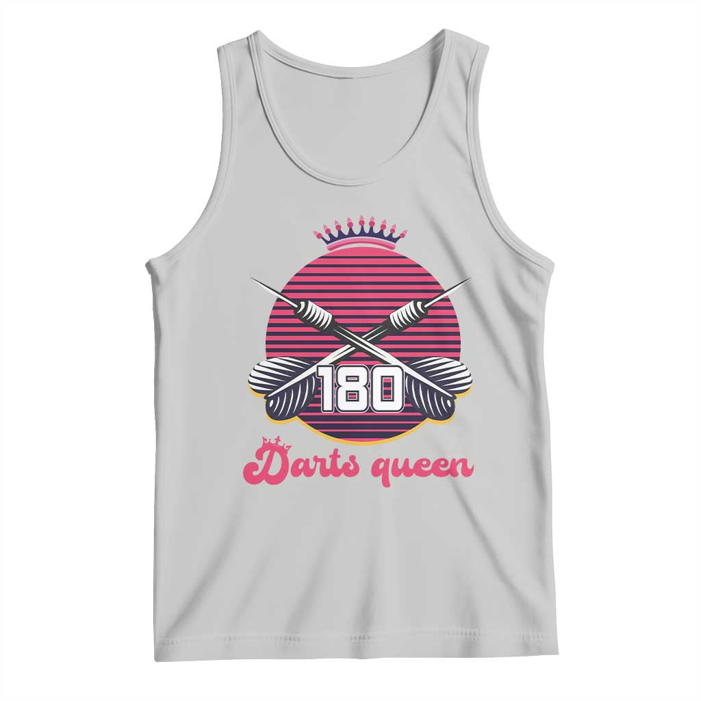 Darts Queen 180 Max Score Tank Top Funny Bullseye Shooter Gift - Wonder Print Shop