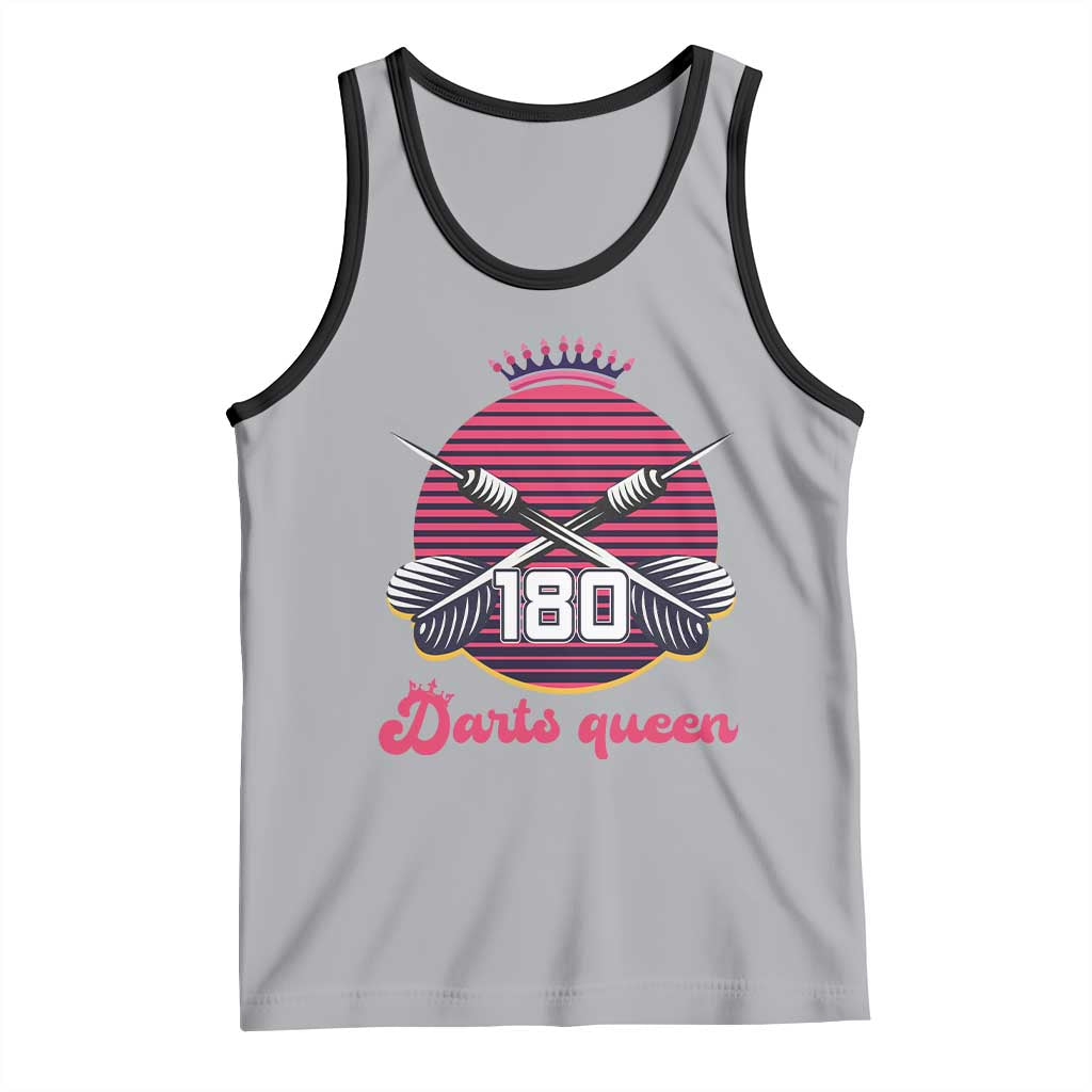 Darts Queen 180 Max Score Tank Top Funny Bullseye Shooter Gift - Wonder Print Shop