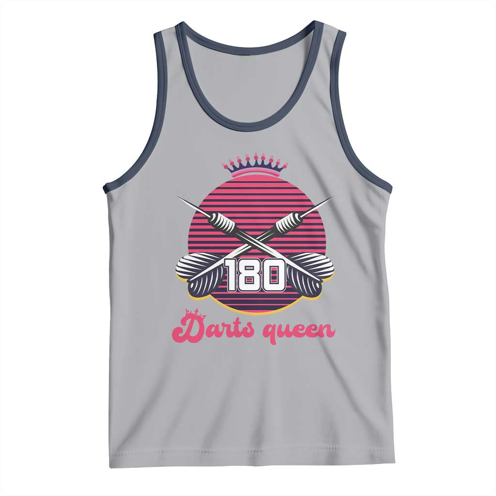 Darts Queen 180 Max Score Tank Top Funny Bullseye Shooter Gift - Wonder Print Shop