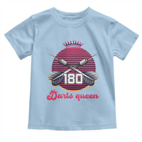 Darts Queen 180 Max Score Toddler T Shirt Funny Bullseye Shooter Gift - Wonder Print Shop