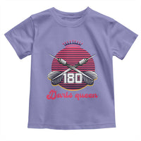 Darts Queen 180 Max Score Toddler T Shirt Funny Bullseye Shooter Gift - Wonder Print Shop