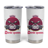 Darts Queen 180 Max Score Tumbler Cup Funny Bullseye Shooter Gift - Wonder Print Shop