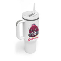 Darts Queen 180 Max Score Tumbler With Handle Funny Bullseye Shooter Gift - Wonder Print Shop