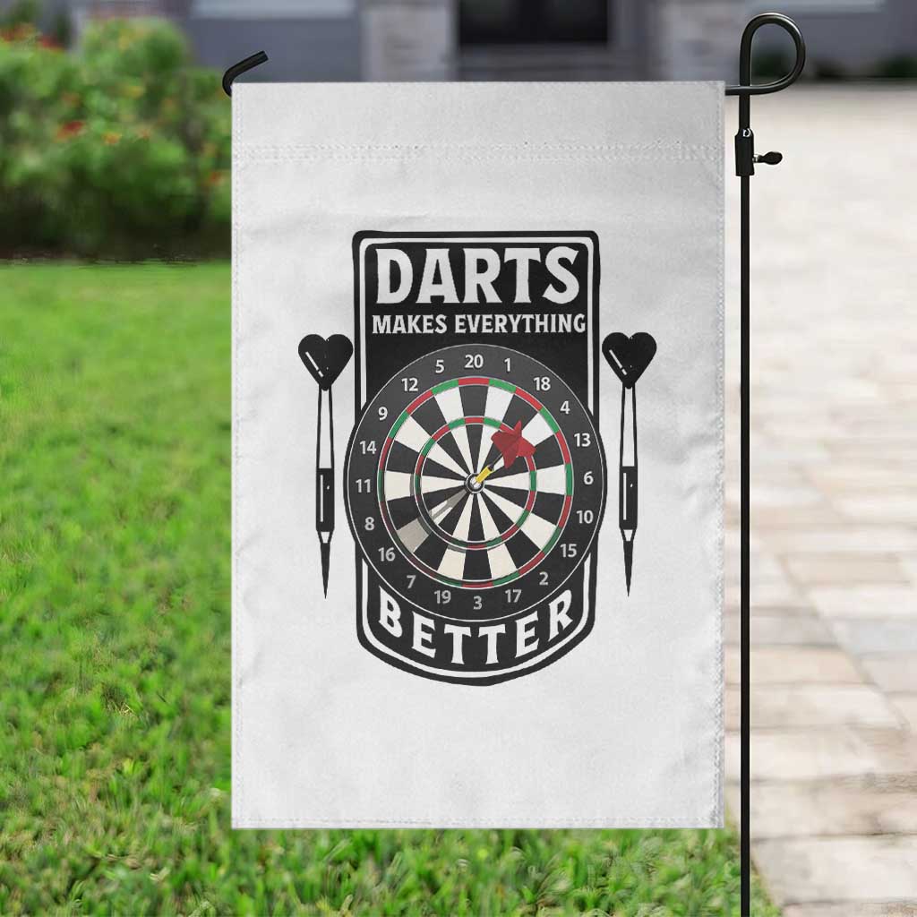 Darts Makes Everything Better Garden Flag Darts Lover Gift - Wonder Print Shop