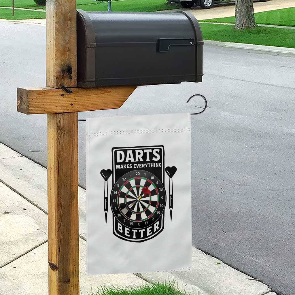 Darts Makes Everything Better Garden Flag Darts Lover Gift - Wonder Print Shop