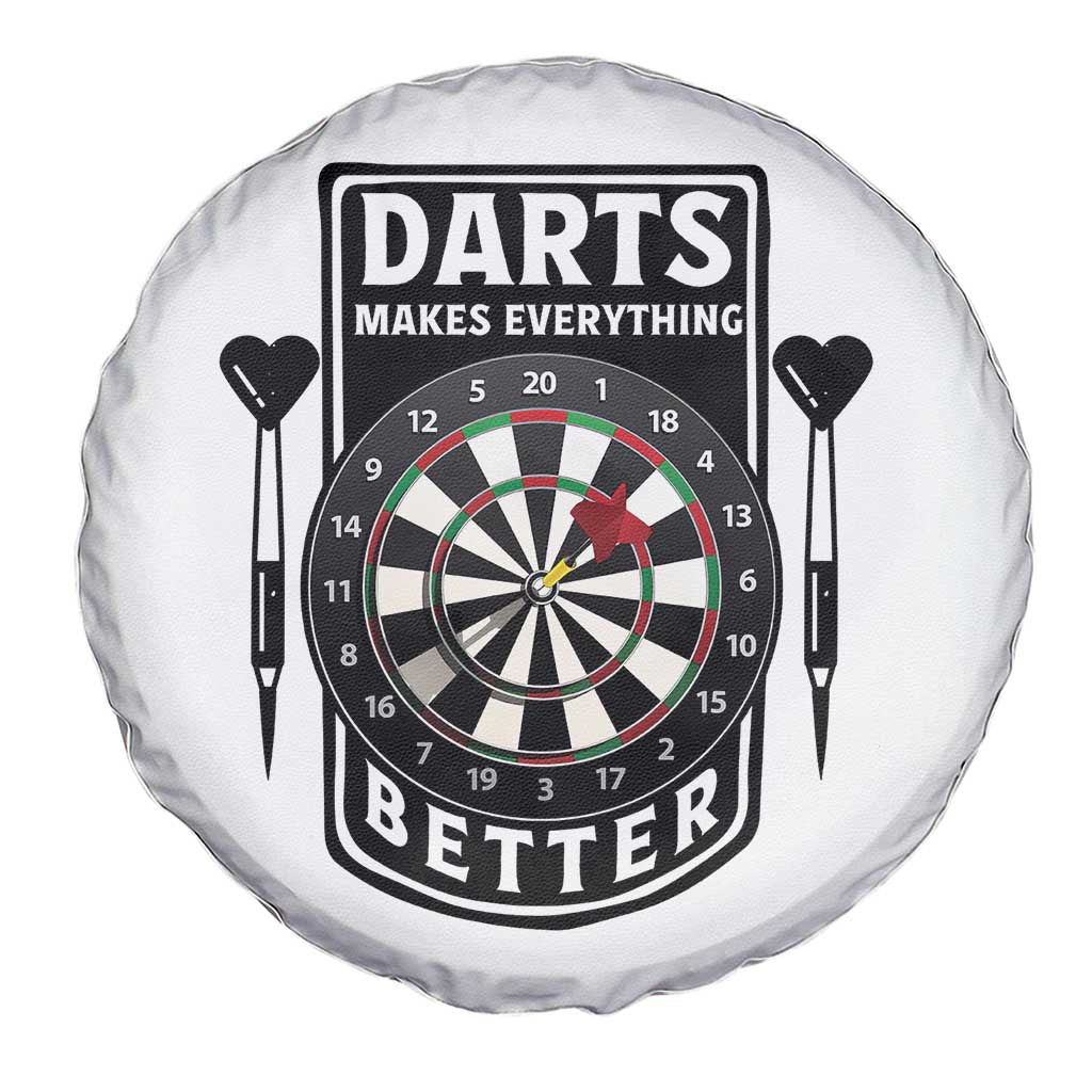 Darts Makes Everything Better Spare Tire Cover Darts Lover Gift - Wonder Print Shop