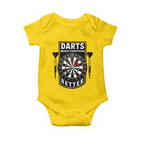 Darts Makes Everything Better Baby Onesie Darts Lover Gift - Wonder Print Shop